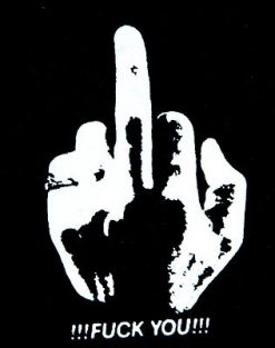 Fuck You 20519 1 - Small Printed Patch