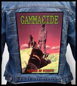 Gammacide Victims Of Science - Photo Quality Printed Back Patch