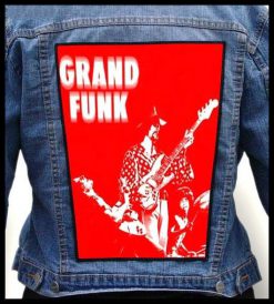 Grand Funk - Photo Quality Printed Back Patch