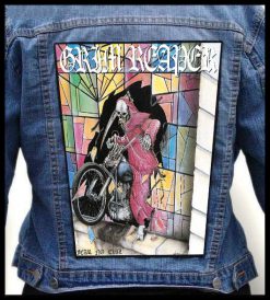 Grim Reaper Fear No Evil - Photo Quality Printed Back Patch