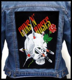 Guns N Roses Skull - Photo Quality Printed Back Patch