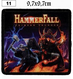 Hammerfall Crimson Thunder (11) - Small Printed Patch