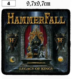 Hammerfall Legacy Of Kings (04) - Small Printed Patch