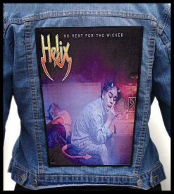 Helix No Rest For The Wicked - Photo Quality Printed Back Patch