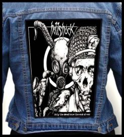 Hellshock Only The Dead Know The End Of War - Photo Quality Printed Back Patch