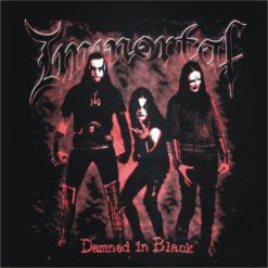 Immortal Damned In Black 28500 1 - Small Printed Patch