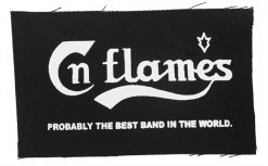 In Flames Probably 140806 1 - Small Printed Patch