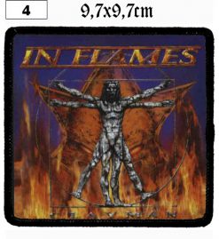 In Flames Clayman (03) - Small Printed Patch