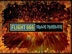 Iron Maiden Flight 666 138009 1 - Small Printed Patch