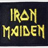 Iron Maiden Logo Yellow 17584 1 - Small Printed Patch