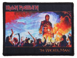Iron Maiden The Wicker Man 147351 1 - Small Printed Patch