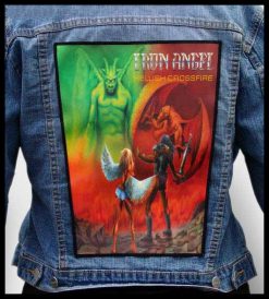 Iron Angel Hellish Crossfire - Photo Quality Printed Back Patch