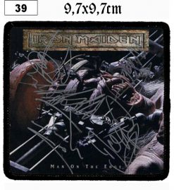 Iron Maiden Man On The Edge (39) - Small Printed Patch