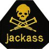 Jackass Yellow 33522 1 - Small Printed Patch