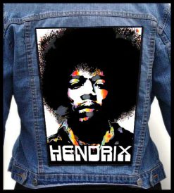 Jimi Hendrix - Photo Quality Printed Back Patch