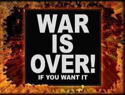John Lennon War Is Over 139832 1 - Small Printed Patch