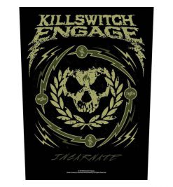 Killswitch Engage Skull Wreath - Photo Quality Printed Back Patch