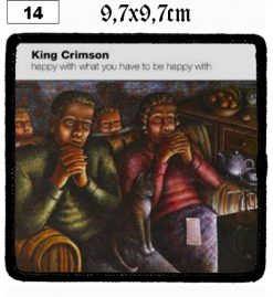 King Crimson Happy With What You Have To Be Happy With (14) - Small Printed Patch