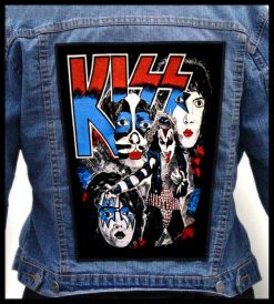 Kiss Band - Photo Quality Printed Back Patch
