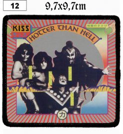 Kiss Hotter Than Hell (12) - Small Printed Patch