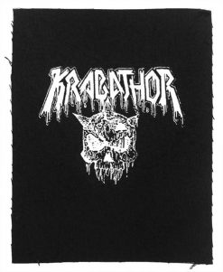 Krabathor Skull 151229 1 - Small Printed Patch