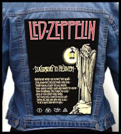 Led Zeppelin Stairway To Heaven - Photo Quality Printed Back Patch