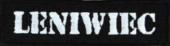 Leniwiec White Logo 31817 1 - Small Printed Patch