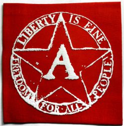 Liberty Is Fine Czerwona 16618 1 - Small Printed Patch
