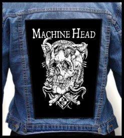 Machine Head Skull - Photo Quality Printed Back Patch