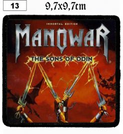 Manowar The Sons Of Odin (13) - Small Printed Patch