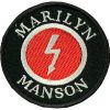 Marilyn Manson 131691 1 - Small Printed Patch