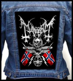 Mayhem - Photo Quality Printed Back Patch