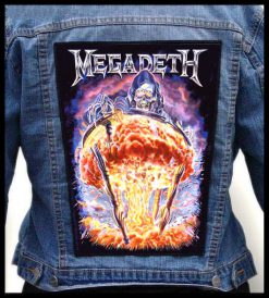 Megadeth Mushroom Cloud - Photo Quality Printed Back Patch