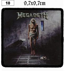 Megadeth Countdown To Extinction (10) - Small Printed Patch