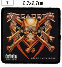 Megadeth Killing Is My Business Reedition (07) - Small Printed Patch