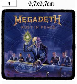 Megadeth Rust In Peace (01) - Small Printed Patch