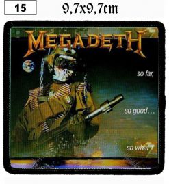 Megadeth So Far So Good So What (15) - Small Printed Patch