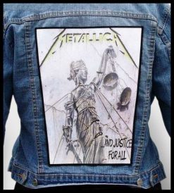 Metallica ...And Justice For All - Photo Quality Printed Back Patch