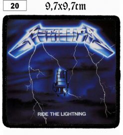 Metallica Ride The Lightening (20) - Small Printed Patch