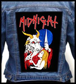 Midnight Goat - Photo Quality Printed Back Patch