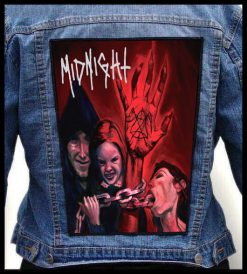 Midnight No Mercy For Mayhem - Photo Quality Printed Back Patch