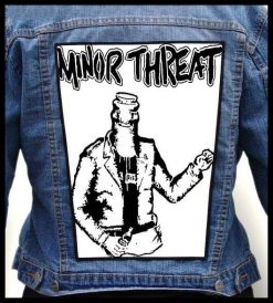 Minor Threat - Photo Quality Printed Back Patch