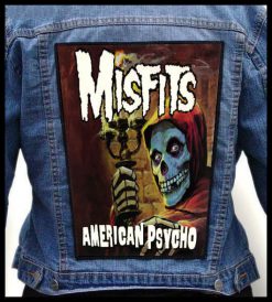 Misfits American Psycho - Photo Quality Printed Back Patch