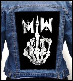 Motionless In White Middle Finger - Photo Quality Printed Back Patch