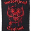 Motorhead England Red 148241 1 - Small Printed Patch
