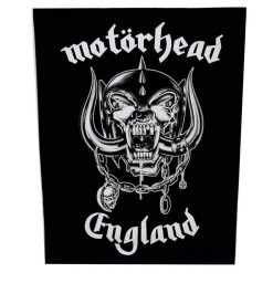 Motorhead England - Photo Quality Printed Back Patch
