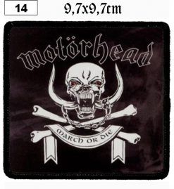 Motorhead March Or Die (14) - Small Printed Patch