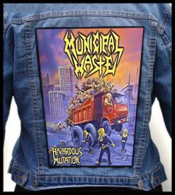 Municipal Waste Hazardous Mutation - Photo Quality Printed Back Patch