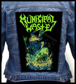 Municipal Waste Shark - Photo Quality Printed Back Patch