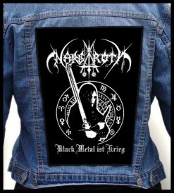 Nargaroth Black Metal Ist Krieg - Photo Quality Printed Back Patch